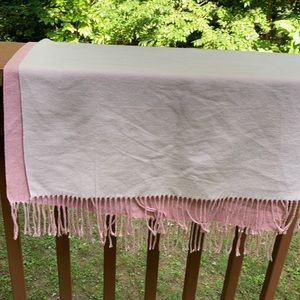 Roffe pink wrap scarf